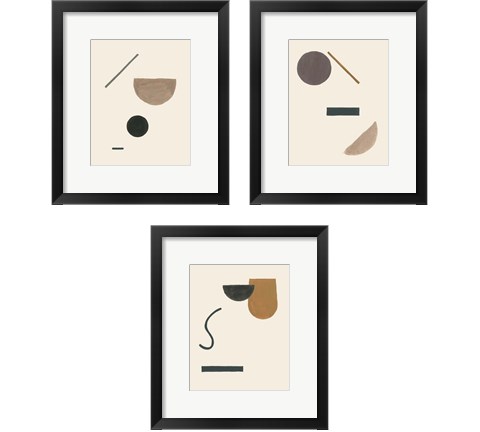 Intraconnected  3 Piece Framed Art Print Set by Melissa Wang