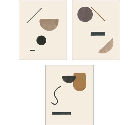 Intraconnected  3 Piece Art Print Set by Melissa Wang