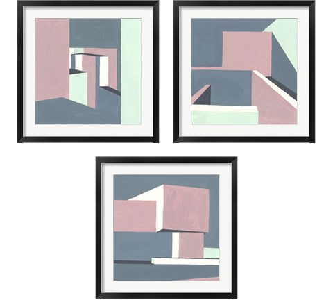 Shadow of the Walls 3 Piece Framed Art Print Set by Melissa Wang
