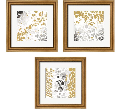 Speckled Trio 3 Piece Framed Art Print Set by Andrea Bijou