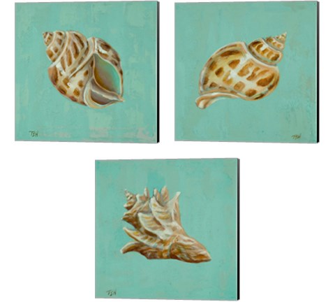 Ocean's Gift 3 Piece Canvas Print Set by Tiffany Hakimipour