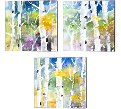 Tall Upon the Hill 3 Piece Canvas Print Set by Lanie Loreth