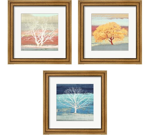 Treescape 3 Piece Framed Art Print Set by Alessio Aprile