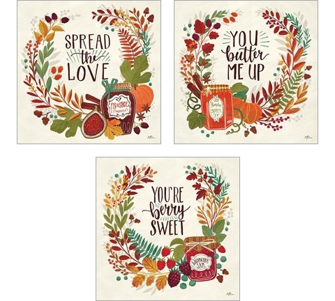 Spread the Love 3 Piece Art Print Set by Janelle Penner