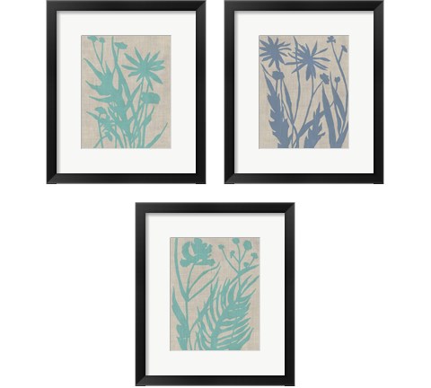 Dusk Botanical 3 Piece Framed Art Print Set by Chariklia Zarris