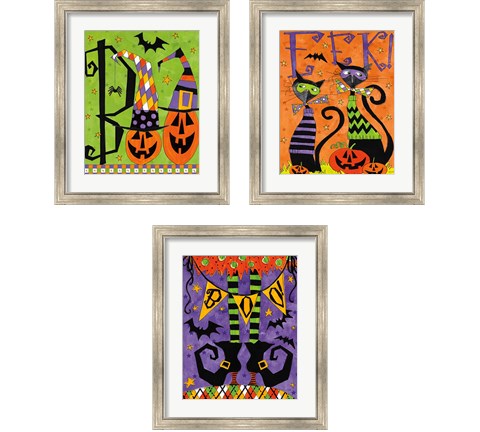 Spooky Fun 3 Piece Framed Art Print Set by Anne Tavoletti