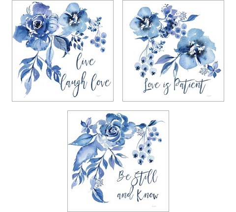 Delft Delight 3 Piece Art Print Set by Kristy Rice