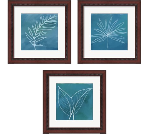 Tropical  3 Piece Framed Art Print Set by Anne Seay