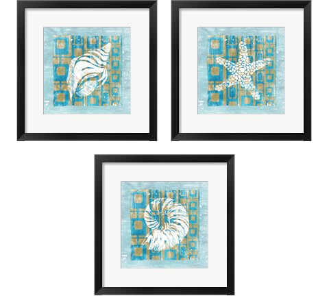 Shell Game 3 Piece Framed Art Print Set by Alicia Soave