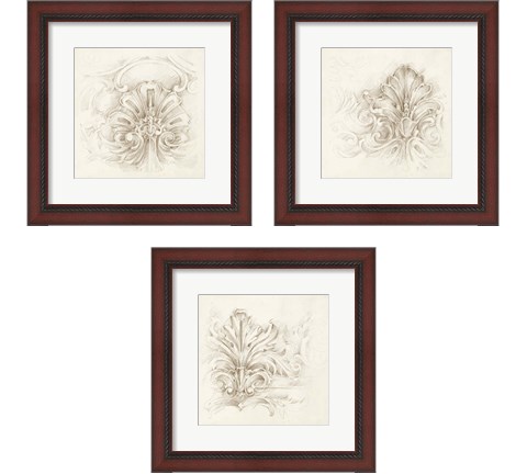 Architectural Accent 3 Piece Framed Art Print Set by Ethan Harper