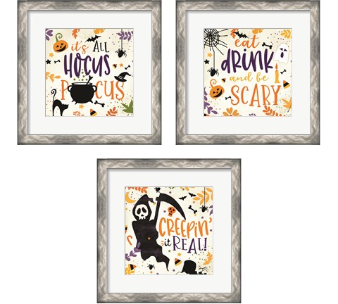 Witchy 3 Piece Framed Art Print Set by Mollie B.