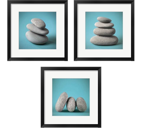 Rock Art 3 Piece Framed Art Print Set by Assaf Frank