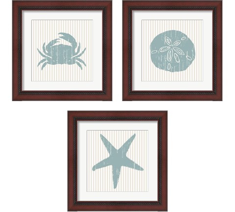 From The Sea  3 Piece Framed Art Print Set by Sabine Berg