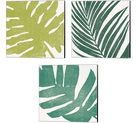 Tropical Treasures 3 Piece Canvas Print Set by Moira Hershey