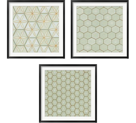 Hex 3 Piece Framed Art Print Set by Kathrine Lovell