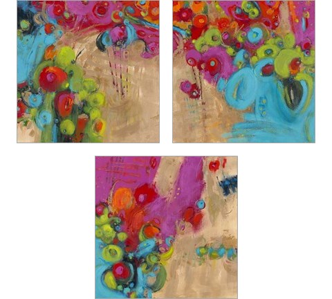 Year of the Dragon 3 Piece Art Print Set by Janet Bothne