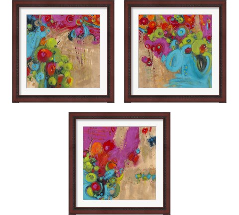 Year of the Dragon 3 Piece Framed Art Print Set by Janet Bothne