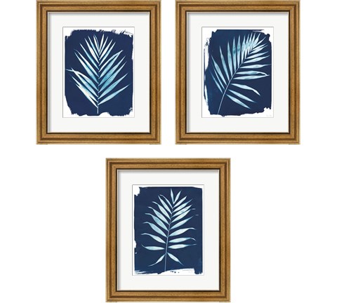 Nature By The Lake - Frond 3 Piece Framed Art Print Set by Piper Rhue