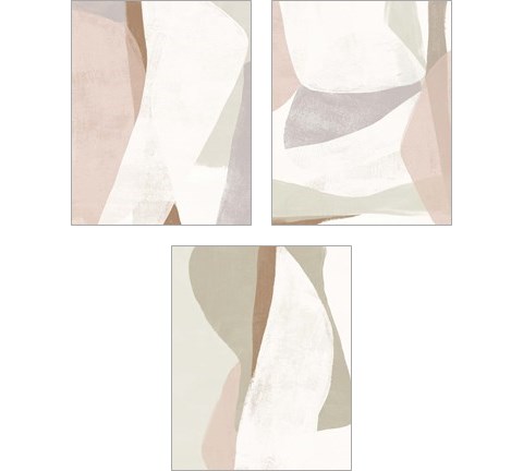 Symphonic Shapes 3 Piece Art Print Set by June Erica Vess