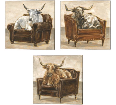 Refined Comfort 3 Piece Canvas Print Set by Ethan Harper