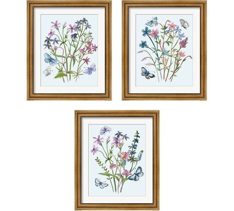 Wildflowers Arrangements 3 Piece Framed Art Print Set by Melissa Wang