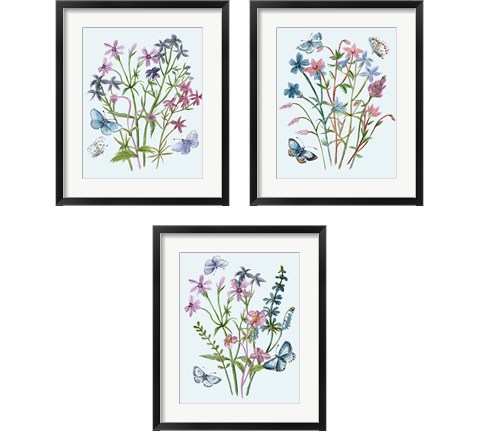 Wildflowers Arrangements 3 Piece Framed Art Print Set by Melissa Wang