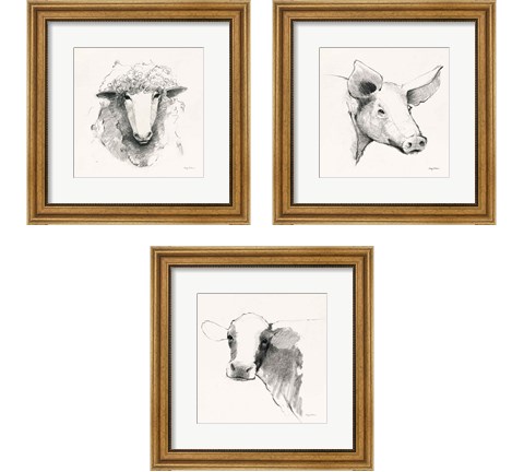 Life at Home Vintage Cream 3 Piece Framed Art Print Set by Avery Tillmon