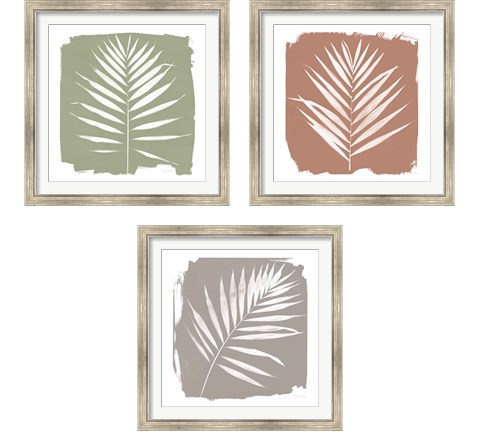Nature By The Lake - Frond 3 Piece Framed Art Print Set by Piper Rhue