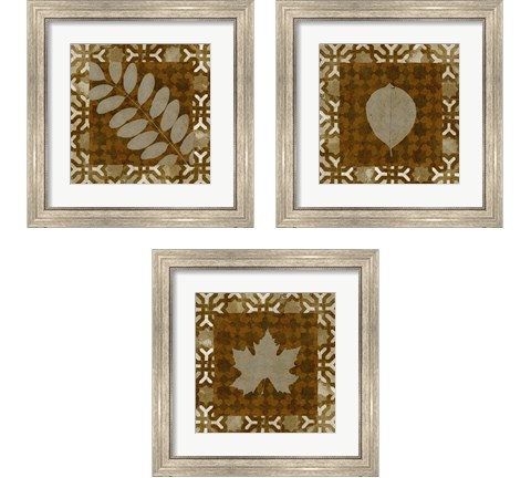 Shades of Brown 3 Piece Framed Art Print Set by Alonzo Saunders