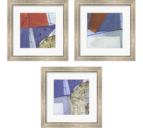 Abstract Mass 3 Piece Framed Art Print Set by Bellissimo Art