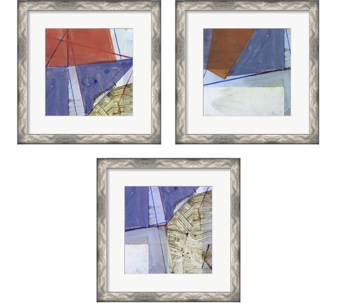 Abstract Mass 3 Piece Framed Art Print Set by Bellissimo Art