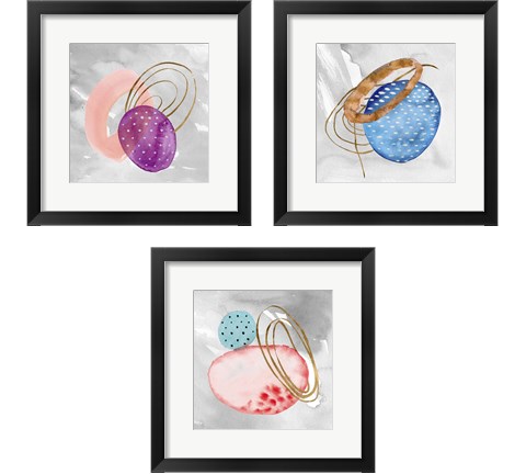 Cosmos & Sky 3 Piece Framed Art Print Set by Melissa Wang