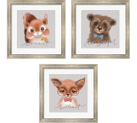 Inspirational Animals 3 Piece Framed Art Print Set by Valerie Wieners