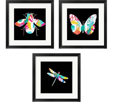 Insect 3 Piece Framed Art Print Set by Valerie Wieners