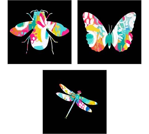 Insect 3 Piece Art Print Set by Valerie Wieners