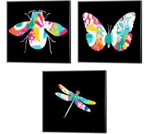 Insect 3 Piece Canvas Print Set by Valerie Wieners