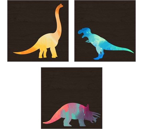 Dino 3 Piece Art Print Set by Valerie Wieners