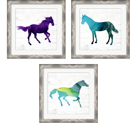 Horse 3 Piece Framed Art Print Set by Valerie Wieners