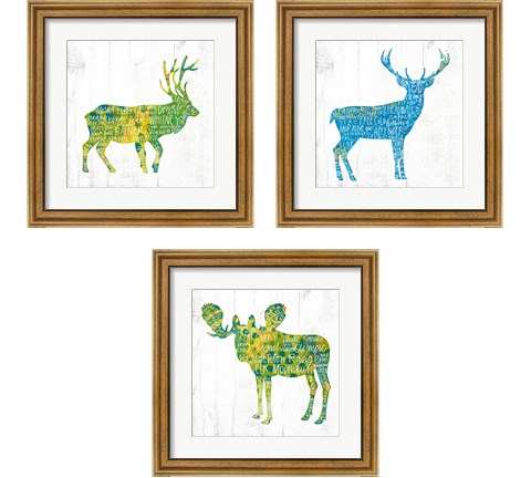 Forest Animal 3 Piece Framed Art Print Set by Valerie Wieners