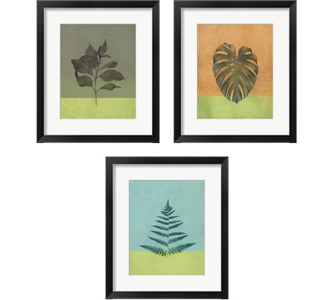 Green Botanicals 3 Piece Framed Art Print Set by JMB Designs