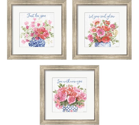 From the East 3 Piece Framed Art Print Set by Beth Grove