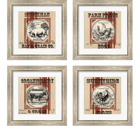 Organic Farm 4 Piece Framed Art Print Set by Tre Sorelle Studios