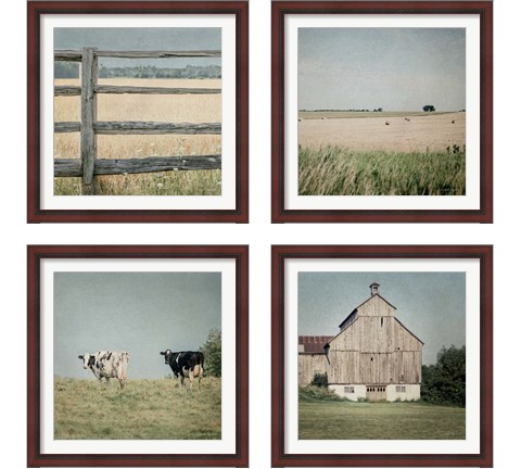 Neutral Country 4 Piece Framed Art Print Set by Elizabeth Urquhart