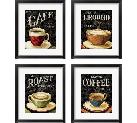 Today's Coffee 4 Piece Framed Art Print Set by Lisa Audit