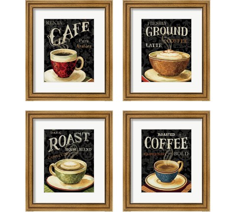Today's Coffee 4 Piece Framed Art Print Set by Lisa Audit