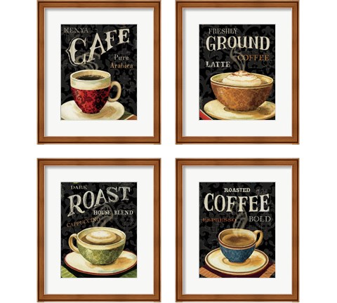 Today's Coffee 4 Piece Framed Art Print Set by Lisa Audit
