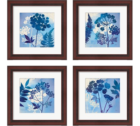 Blue Sky Garden 4 Piece Framed Art Print Set by Studio Mousseau