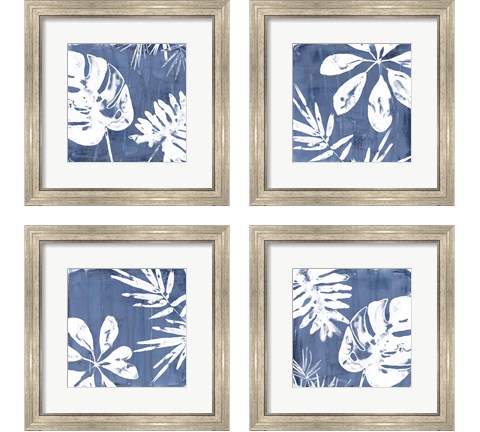 Tropical Indigo Impressions 4 Piece Framed Art Print Set by June Erica Vess