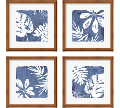 Tropical Indigo Impressions 4 Piece Framed Art Print Set by June Erica Vess