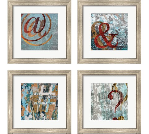 Type Characters 4 Piece Framed Art Print Set by Posters International Studio